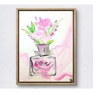 WS original love potion painting 14X11 canvas acrylic abstract modern wall art